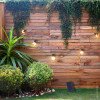 LED lauko saulės girlianda, 10m, 20 lizdų, G50, skaidrios lemputės, šilta balta šviesa