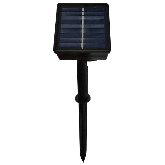 LED lauko saulės girlianda, 7m, 20 lizdų, G50, matinės lemputės, šilta balta šviesa LED lauko saulės girlianda, 7m, 20 lizdų, G50, matinės lemputės, šilta balta šviesa