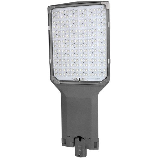 LED gatvės šviestuvas, reguliuojamas spindulys, NEMA lizdas, temdomas, 100W, šalta balta šviesa