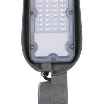 LED gatvės šviestuvas, reguliuojamas spindulys, 20W, neutrali balta šviesa