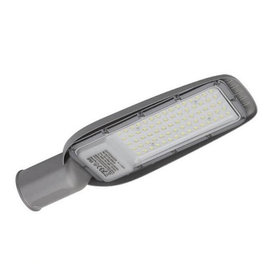 LED gatvės šviestuvas, stiklinis, 50W, šalta balta šviesa LED gatvės šviestuvas, stiklinis, 50W, šalta balta šviesa