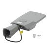 LED gatvės šviestuvas, reguliuojamas spindulys, 5 metai garantija, 150W, neutrali balta šviesa