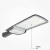 LED gatvės šviestuvas, reguliuojamas spindulys, 5 metai garantija, 200Lm/W, 200W, šalta balta šviesa