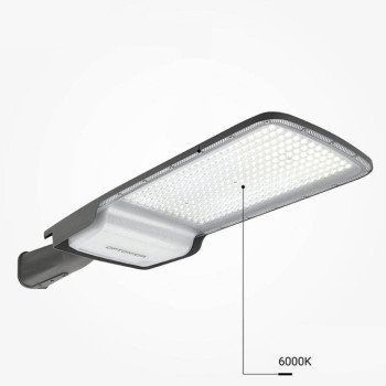 LED gatvės šviestuvas, reguliuojamas spindulys, 5 metai garantija, 200Lm/W, 200W, šalta balta šviesa