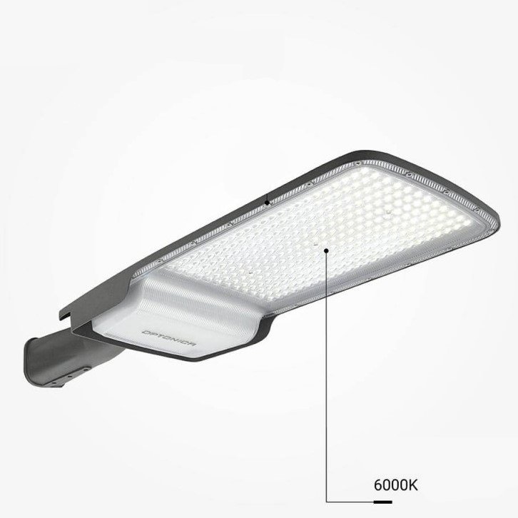 LED gatvės šviestuvas, reguliuojamas spindulys, 5 metai garantija, 200Lm/W, 200W, šalta balta šviesa