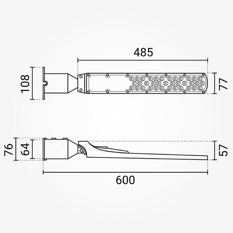 LED gatvės šviestuvas, reguliuojamas spindulys, 3 metai garantija, dienos/nakties sensorius, 100Lm/W, 100W, neutrali balta šviesa LED gatvės šviestuvas, reguliuojamas spindulys, 3 metai garantija, dienos/nakties sensorius, 100Lm/W, 100W, neutrali balta šviesa