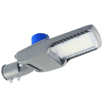 LED gatvės šviestuvas, reguliuojamas spindulys, 50W, šalta balta šviesa, NEMA jungtis