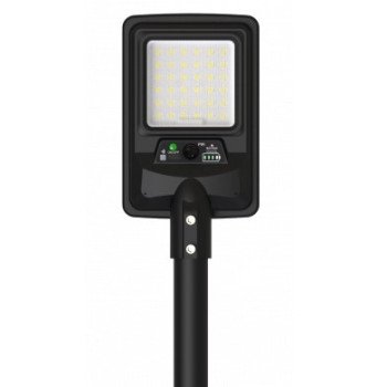 LED saulės gatvės šviestuvas, nuotolinis valdymas, 8W, šalta balta šviesa