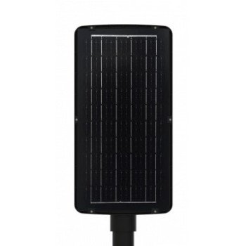 LED saulės gatvės šviestuvas, nuotolinis valdymas, 12W, šalta balta šviesa