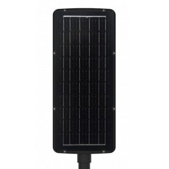 LED saulės gatvės šviestuvas, nuotolinis valdymas, 24W, šalta balta šviesa