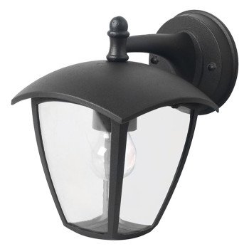 LED sieninis Down šviestuvas, matinis juodas