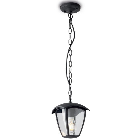 LED lubų šviestuvas, matinis juodas