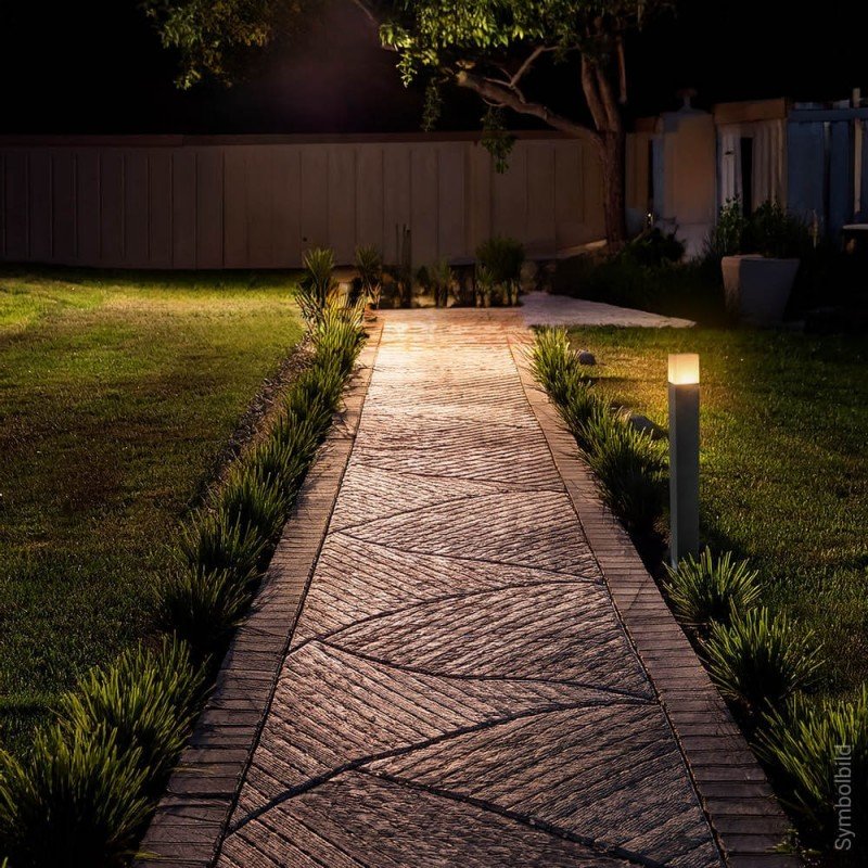 LED vejos lempa, 80cm, tamsiai pilka LED vejos lempa, 80cm, tamsiai pilka
