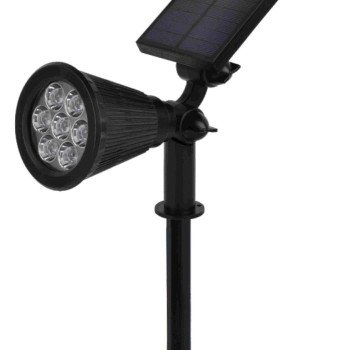 LED saulės sodo lempa, 1.5W, šalta balta šviesa