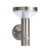 LED saulės sieninis Up šviestuvas, PIR jutiklis, poliruotas metalas, 2W, šilta balta šviesa LED saulės sieninis Up šviestuvas, PIR jutiklis, poliruotas metalas, 2W, šilta balta šviesa