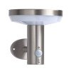 LED saulės sieninis Up šviestuvas, PIR jutiklis, poliruotas metalas, 4.4W, šilta balta šviesa LED saulės sieninis Up šviestuvas, PIR jutiklis, poliruotas metalas, 4.4W, šilta balta šviesa