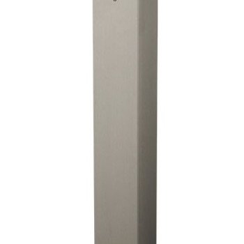 LED saulės vejos lempa, 4.4W, šlifuotas aliuminis, PIR jutiklis, įsmeigiama, šilta balta šviesa