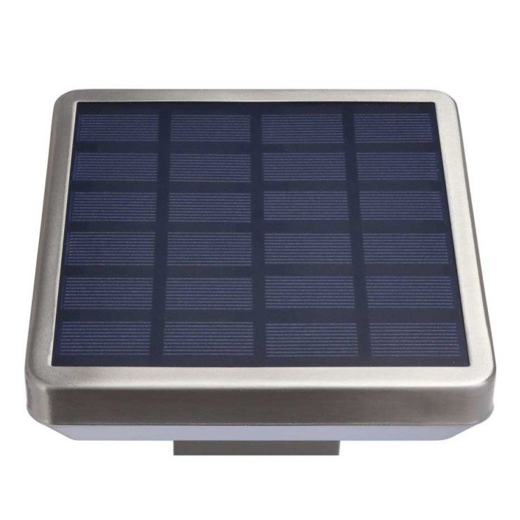 LED saulės vejos lempa, 4.4W, šlifuotas aliuminis, PIR jutiklis, įsmeigiama, šilta balta šviesa LED saulės vejos lempa, 4.4W, šlifuotas aliuminis, PIR jutiklis, įsmeigiama, šilta balta šviesa