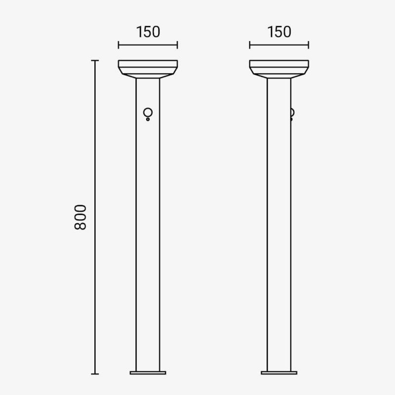 LED saulės vejos lempa, 4.4W, šlifuotas aliuminis, PIR jutiklis, šilta balta šviesa LED saulės vejos lempa, 4.4W, šlifuotas aliuminis, PIR jutiklis, šilta balta šviesa