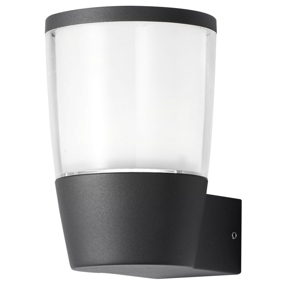 LED sieninis šviestuvas, juodas, 7W, šilta balta šviesa LED sieninis šviestuvas, juodas, 7W, šilta balta šviesa