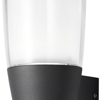 LED sieninis šviestuvas, juodas, 7W, šilta balta šviesa
