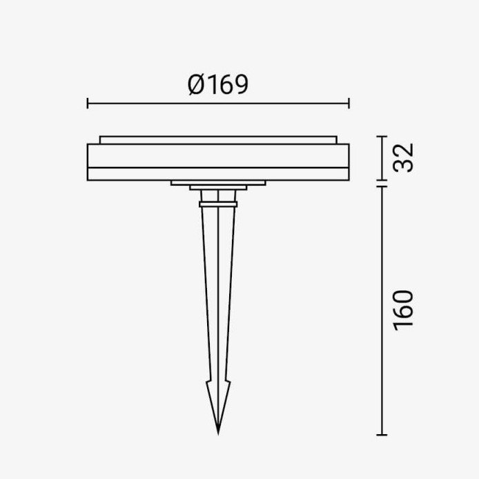 LED saulės sodo šviestuvas, 0.6W, CCT 3000K-6000K LED saulės sodo šviestuvas, 0.6W, CCT 3000K-6000K