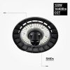 LED parko lempa, 120W, CCT šviesa, juoda