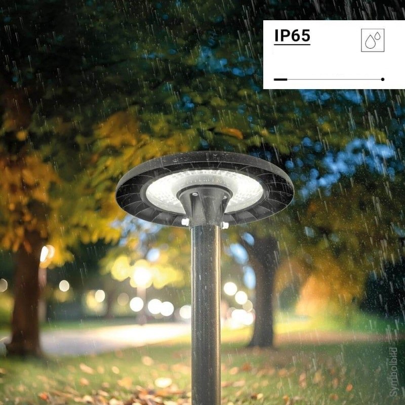 LED parko lempa, 120W, CCT šviesa, juoda