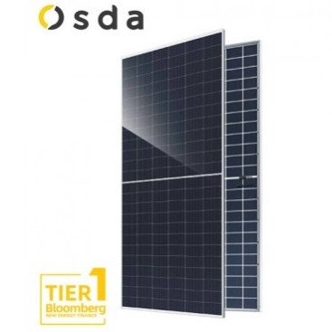 Osda saulės panelė, 620Wp, monokristalinė, dvipusė, N-Type, Topcon