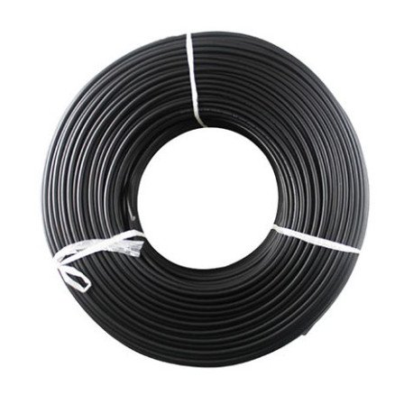 Kabelis saulės panelėms, juodas, 1x6mm2