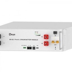 Deye baterija, klasteriui, Li-ion, 51.2V, 5.12kWh, 100Ah Deye baterija, klasteriui, Li-ion, 51.2V, 5.12kWh, 100Ah