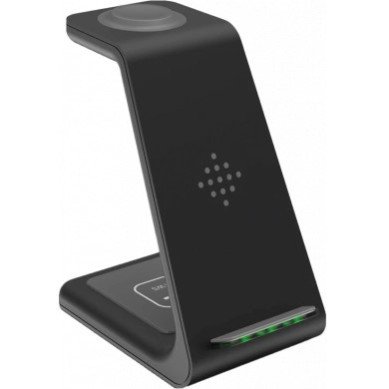 Bevielis įkroviklis, telefono stovelis, 3in1, Samsung'ams