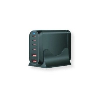 Įkrovimo daliklis, EU kištukas, USB 2xTYPE-A, 4xTYPE-C, 200W