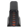 Įkrovimo daliklis, EU kištukas, USB 2xTYPE-A, 4xTYPE-C, 200W