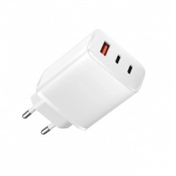 Įkrovimo daliklis, USB 1xTYPE-A, 2xTYPE-C, 65W