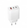 Įkrovimo daliklis, USB 1xTYPE-A, 2xTYPE-C, 65W