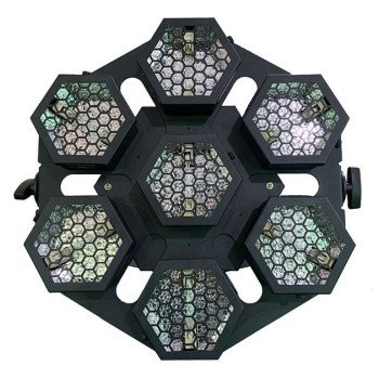 Halogeninių lempų prožektorius, 7x100W, vandeniui atsparus