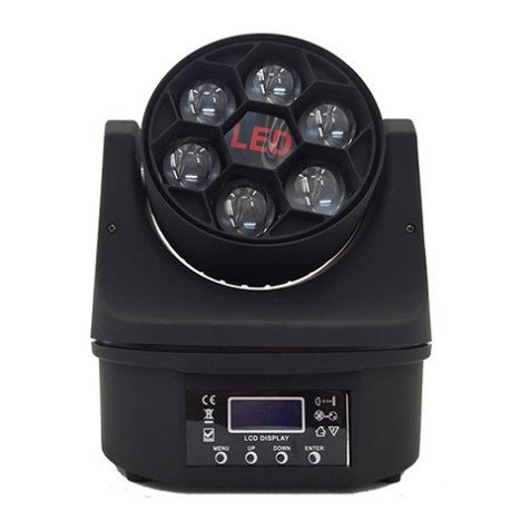LED judantis prožektorius, 6x15W, 120W, RGBW LED judantis prožektorius, 6x15W, 120W, RGBW