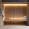 LED juosta, pirčiai/saunai, 10W/m, 24V, 875Lm/m, IP68, šilta balta šviesa LED juosta, pirčiai/saunai, 10W/m, 24V, 875Lm/m, IP68, šilta balta šviesa